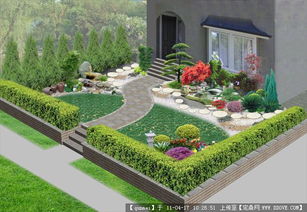 鸟瞰庭院景致 从效果图到实景落成的园林艺术