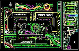学校教学区与宿舍区绿化设计图纸免费下载指南